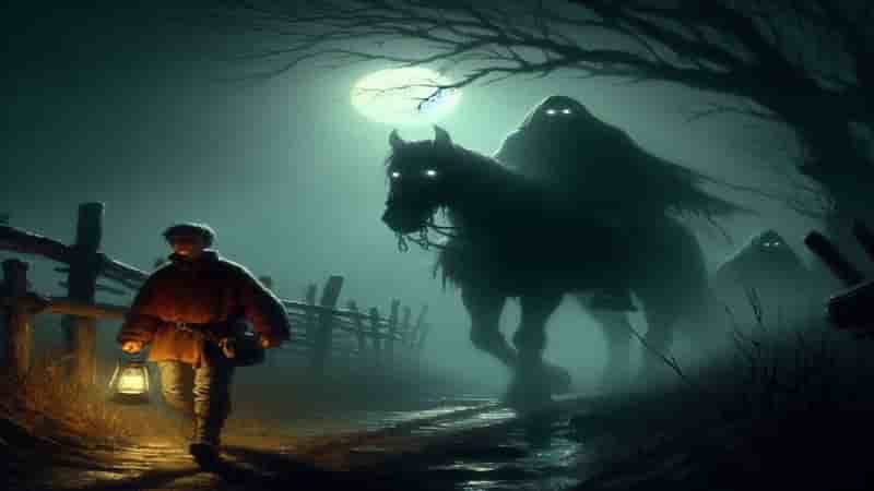 El campesino y el jinete