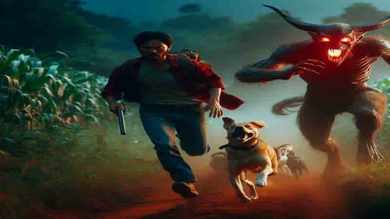 El cazador y su Perro: Una Historia de Terror y Coraje que Desafía a los Demonios