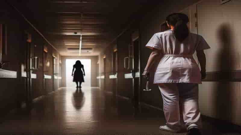 La mujer sin rostro en el hospital