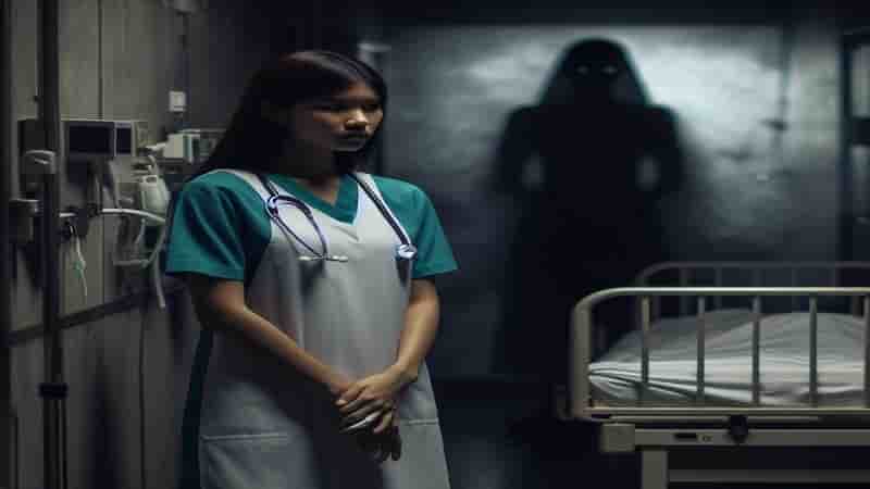 La mujer sin rostro en el hospital
